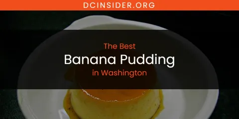 Washington's Best Banana Pudding