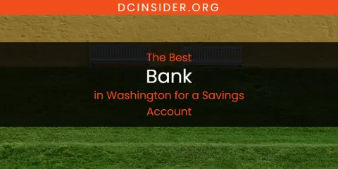 Washington for a Savings Account's Best Bank