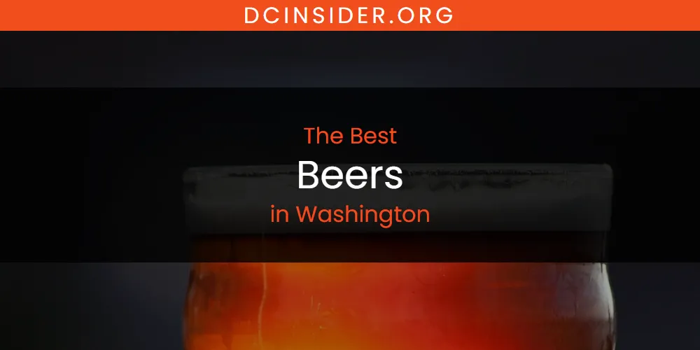 Washington's Best Beers [Updated 2025]