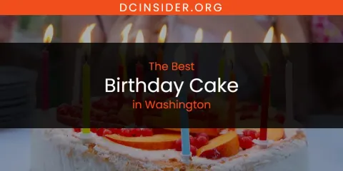 Washington's Best Birthday Cake