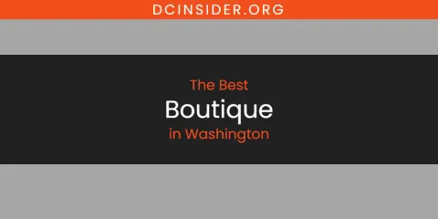 Washington's Best Boutique