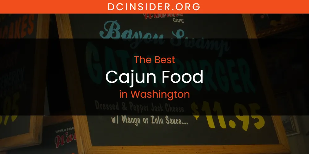 Washington's Best Cajun Food [Updated 2025]