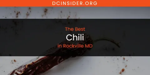 Rockville MD's Best Chili