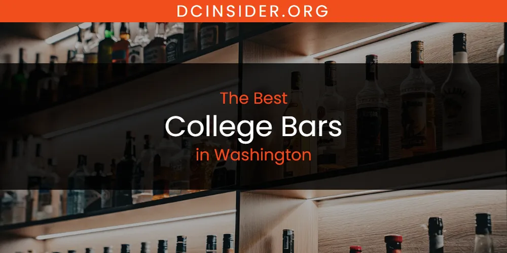 Washington's Best College Bars [Updated 2025]