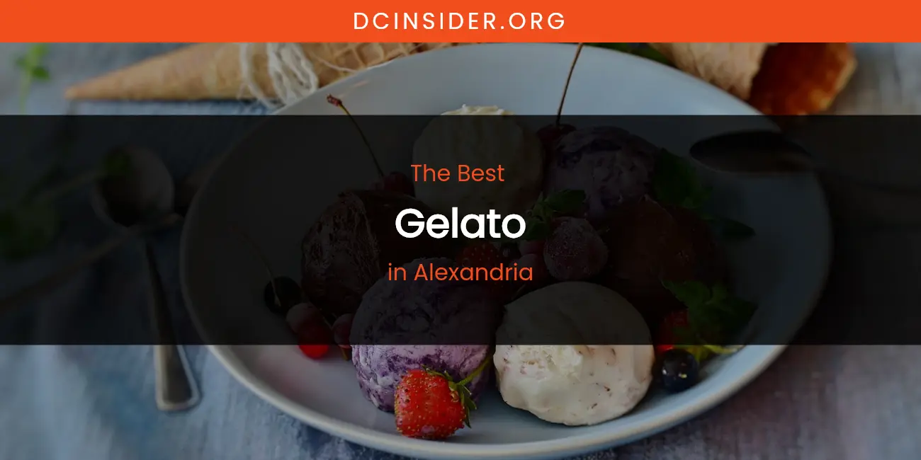 The Absolute Best Gelato in Alexandria featured
