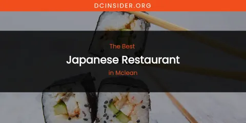 Mclean's Best Japanese Restaurant