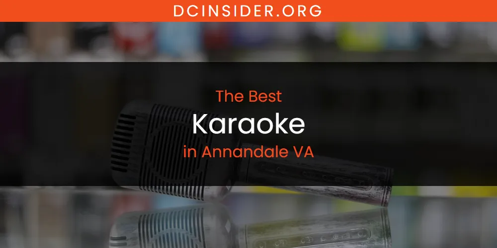 The Absolute Best Karaoke in Annandale VA  [Updated 2025]