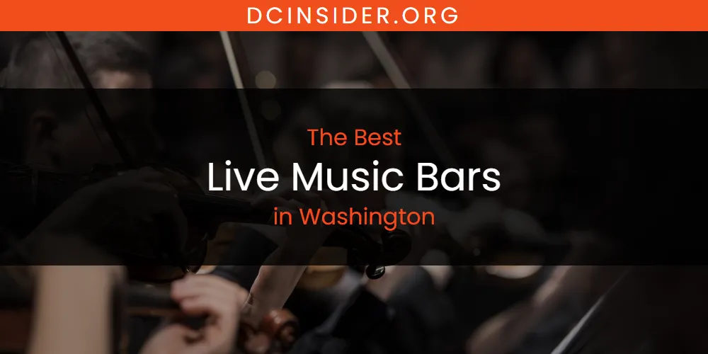 Washington's Best Live Music Bars [Updated 2025]