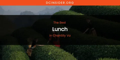 The Absolute Best Lunch in Chantilly VA