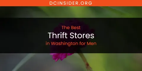 Washington for Men's Best Thrift Stores